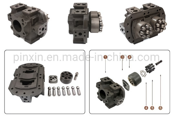Rexroth A2FM90 Motor Hydraulische Ersatzteile aus Kohlenstoffstahl für 340.000 kg Paket