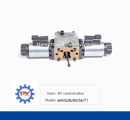 Einsitzige Hydraulikpumpe aus Gusseisen A4vg71 Ep-Steuerventil für hydraulische Teile