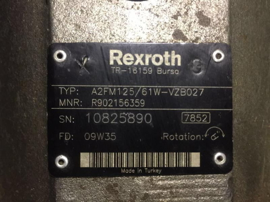 Entwurf A2FM107 Hydraulikkolbenmotor für Bagger Hydromotorpumpe 61W-VZB020